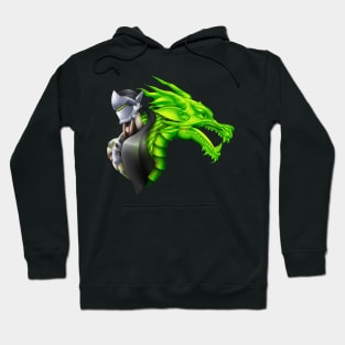 cyborg ninja dragon Hoodie